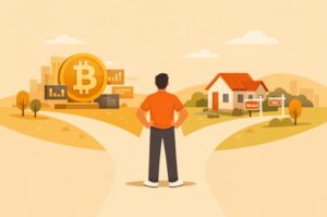 مقایسه رمز ارز و ملک در سرمایه گذاری