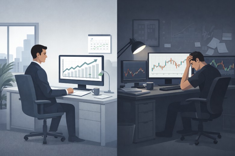 تفاوت معامله‌گری و سرمایه‌گذاری